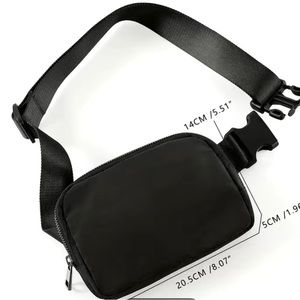 Black Fanny Pack Bag